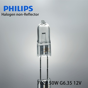 Ampoule halogène <span class=keywords><strong>Philips</strong></span> sans réflecteur 7027 <span class=keywords><strong>50W</strong></span> G6.35 12V pour microscopes, endoscopes, éclairage médical - Product Image 2