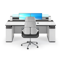 Console ergonomique Solution de console personnalisée à guichet unique Système de durabilité à long terme-intégration Centre de commande de la salle de contrôle