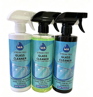 Nettoyant Vitres Voiture Anti-Traces 500ml – Liquide de Nettoyage Vitres Cristallines pour Entretien Pare-Brise et Miroirs Auto