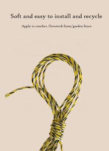 Fil de clôture <span class=keywords><strong>solaire</strong></span> de couleur vive, livraison gratuite, clôture <span class=keywords><strong>solaire</strong></span> pour barrière en chèvre - Product Image 2
