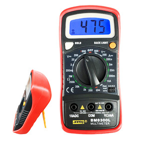 Multímetro digital electrónico, detector de prueba de tres usos, Binjiang BM8300L, con retroiluminación y zumbador - Product Image 3