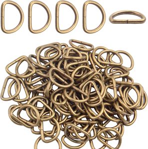 Bronagrand Pieces Inch Metal Bronze D Ring Buckles D Ring Loop For Handbag <b>Purse</b> Clothes DIY Accessories - Product Image 1
