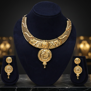 Venta al por mayor 14K 18K 24K chapado en oro formando collares, joyería de moda, joyería tradicional, joyería llena de oro de latón Oro Joyeria - Product Image 1