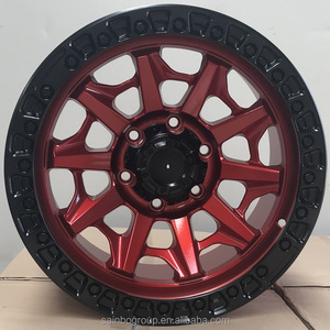 F91127 16x8.5 17x9 18x9 6x139.7 nero rosso di alta qualità Suv Pick up <span class=keywords><strong>Mags</strong></span> fuori da strada cerchi in lega - Product Image 2