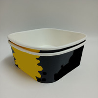 Bol en papier kraft jetable de haute qualité SP2248 pour déjeuner, salade, nouilles, avec couvercle