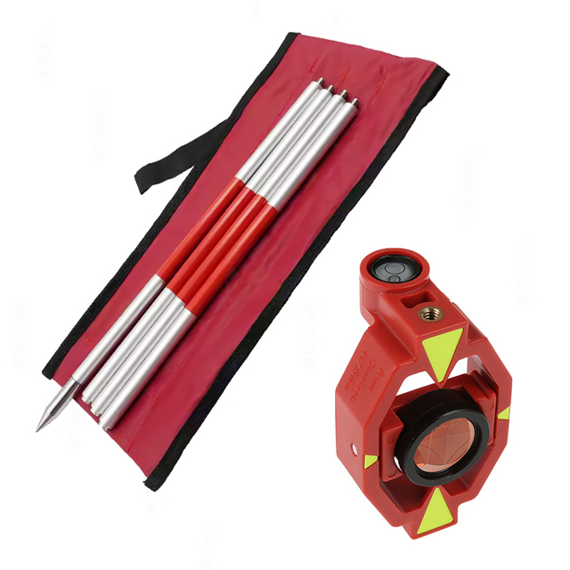For Leica Glass Prism GMP111 Mini Survey Equipment 17.5mm Four Pole Micro Lens Total Station Instrument for Surveying