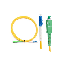 Cordon de brassage fibre optique FTTH personnalisé pour diverses applications de communication (SC/LC/FC/ST, monomode SX/DX)