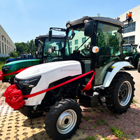 Expédition d'usine : Tracteur à 4 roues, mini-tracteur à quatre roues, moteur diesel, adapté à l'agriculture et au paysagisme