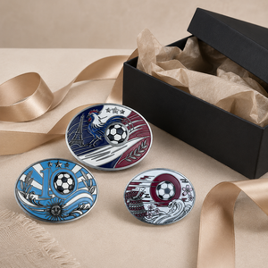 Boucle de ceinture en alliage de zinc à thème football, porte-bière, cadeau pour fans de sport, souvenir de football, plusieurs designs, vente en gros - Product Image 1