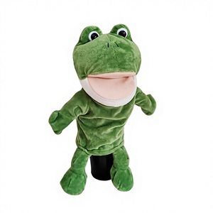 Marionette a Mano di Animali in Peluche, Giocattoli Interattivi Genitore-Figlio per Racconti nella Scuola Materna con Bocca Apribile, 30-35cm - Product Image 5