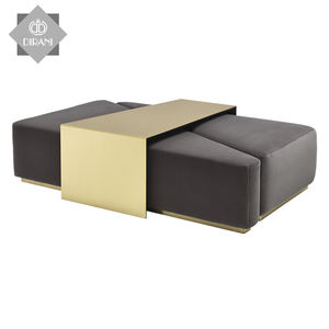 Table d'angle de canapé du salon style nordique, petite table basse, moderne, élégante, légère, en tissu de luxe, basse, <span class=keywords><strong>meuble</strong></span> de thé, d'appartement - Product Image 5