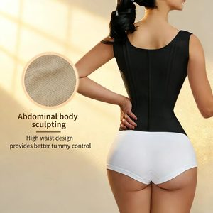 Gaine amincissante pour femme, haute compression, avec contrôle du ventre, sangle réglable et 13 baleines - Product Image 3