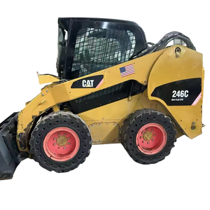 Minicargadora usada CAT246c Precio bajo CAT 246D 246C 246D3 249D3 CAT 246 226 249 262 Minicargadora de 2 toneladas - Product Image 1