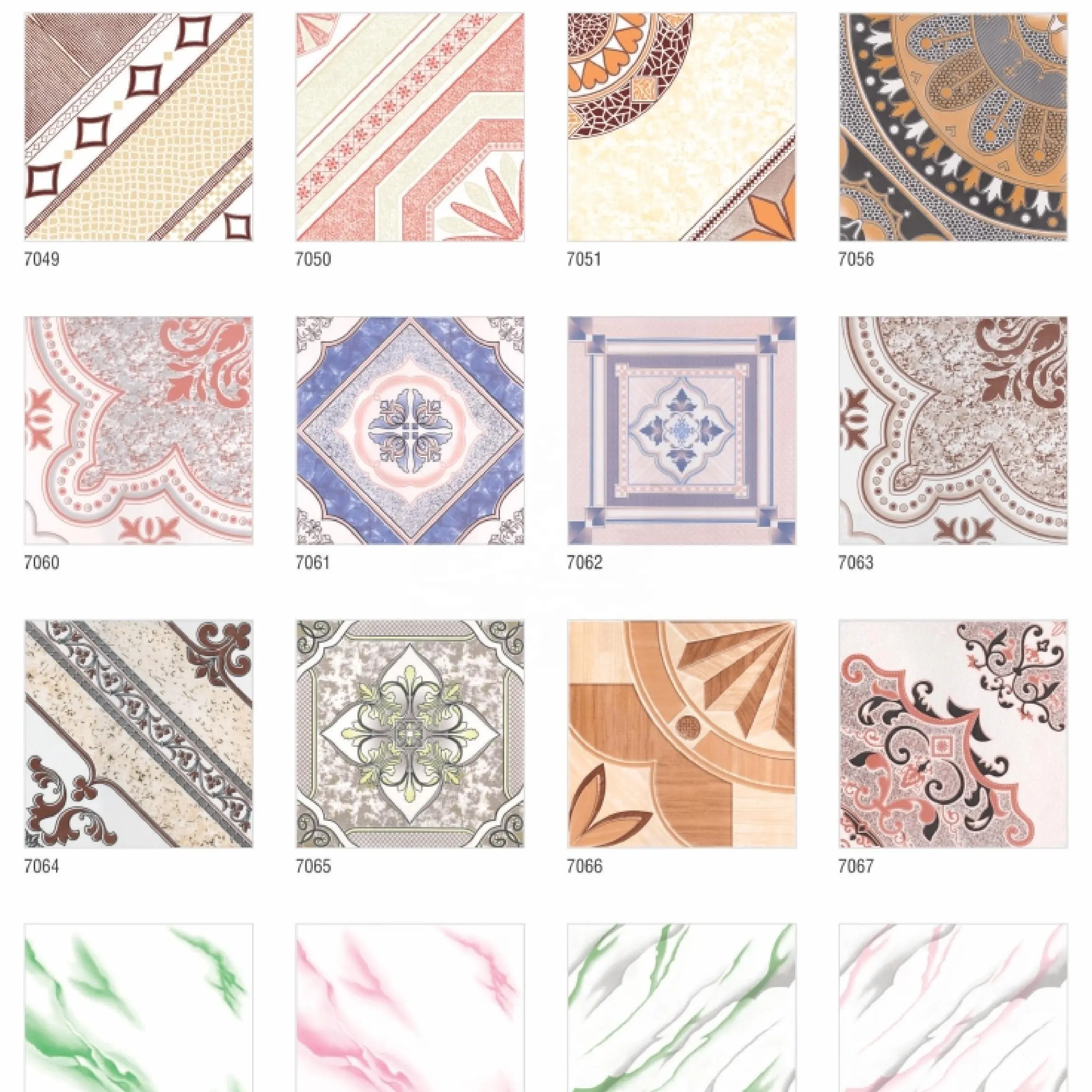 Vistaar Brand Ordinary Printed Design Inkjet Ceramic Floor Tiles 30 × 30 300 × 300 400 × 400 40 × 40 12 × 12 16 × 16 Glazed Porcelain Tiles