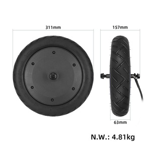 Neumático de vacío 60/90-8 para motor sin escobillas de scooter Mi 6 con nuevas piezas de reparación y repuesto - Product Image 1