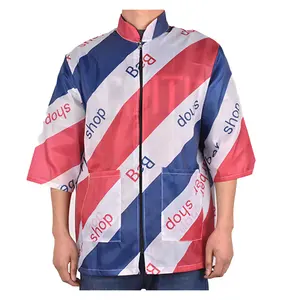 Bán Hot Cắt Tóc Cape Salon Barber Jacket Biểu Tượng Tùy Chỉnh