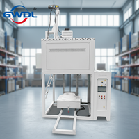 Nouveau four de fusion GWDL 1700C 200 kg/h avec agitateur, moteur, contrôle PLC, breveté, économie d'énergie, contrôle précis de la température