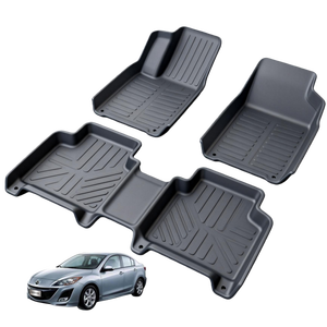 Tapetes de <span class=keywords><strong>Maletero</strong></span> de Lujo de TPE Premium, Impermeables y Antiarañazos, para <span class=keywords><strong>Mazda</strong></span> <span class=keywords><strong>3</strong></span> 2014-2023, Forro de <span class=keywords><strong>Maletero</strong></span> con Garantía de <span class=keywords><strong>3</strong></span> Años - Product Image 1