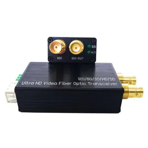 12G-SDI视频发射机接收器套件理货 & Loop Out 12G/6G/3G/HD-SDI信号数字视频光纤转换器