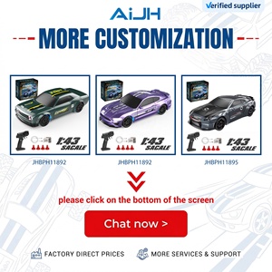 AiJH Mini Voiture RC Tendance sur les Réseaux Sociaux, Voiture Télécommandée à l'Échelle 1:43 avec Lumières LED, Accélérateur Réglable, Voitures RC de Drift - Product Image 6