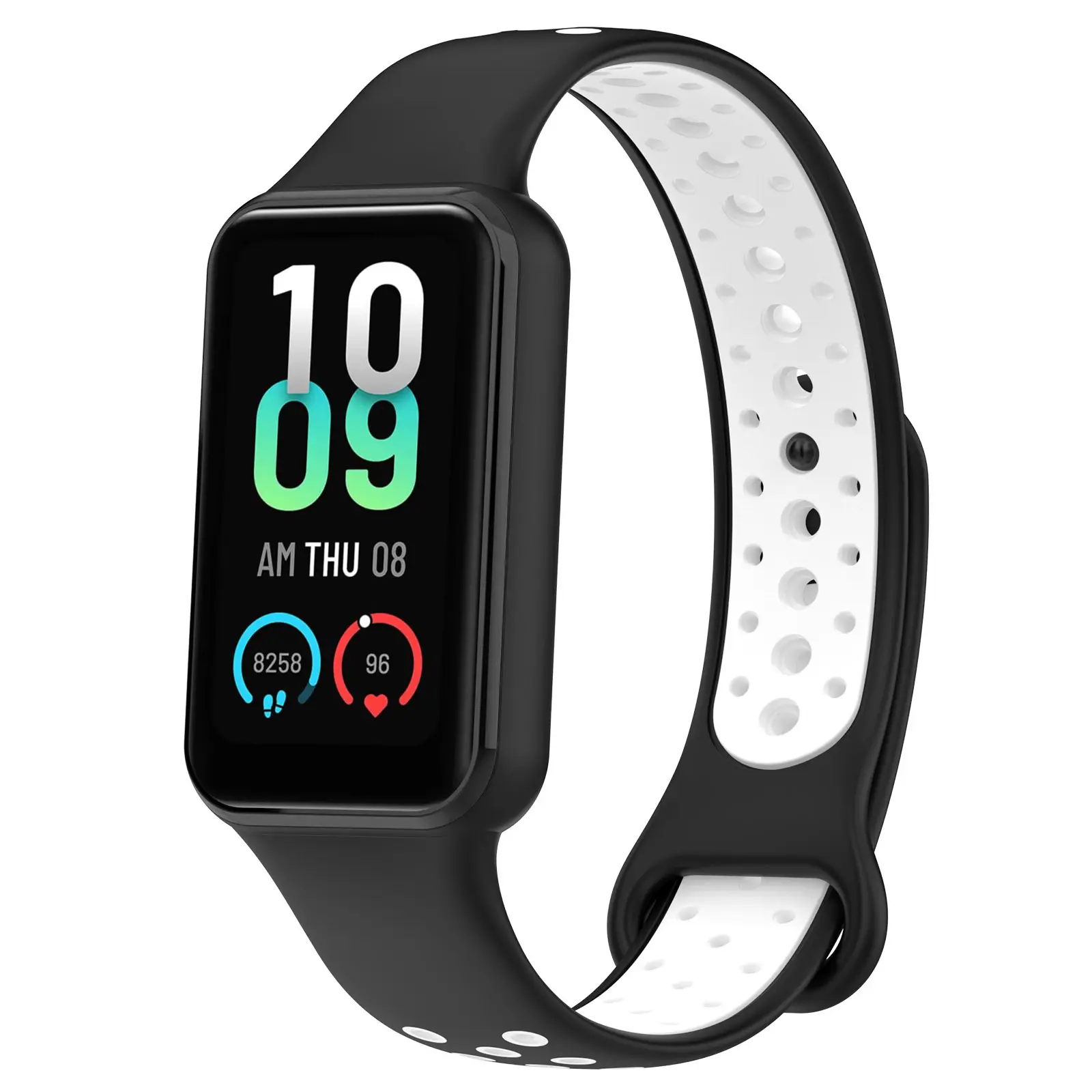 Silicone Watch Band Strap for Amazfit Band 7 Smart Bracelet Breathable Wristband for Amazfit Band 7 Smart Accessories Watch