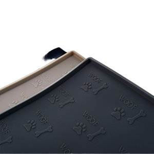 HILIM-Alfombrilla de silicona para comida de mascotas, duradera, fácil de limpiar, impermeable, ecológica, para perros y gatos - Product Image 4