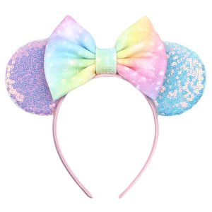 नए आगमन फैशनेबल माउस कान बाल सहायक प्यारा कार्टून sein धनुष माउस कान हेडबैंड - Product Image 4