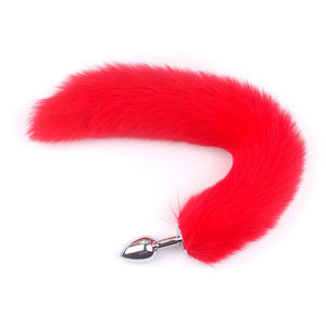 Anal <span class=keywords><strong>Plug</strong></span> Fox Tail Flirting Toys Female Metal Sex Toys for Role Play Masturbation Dropshipping Clothing Accessories - Product Image 4