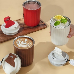 360ml Travel Mugs for Hot Drinks Best Selling Products 2023 <b>Double</b> <b>Wall</b> Matte Color Stainless Steel Coffee Travel Mug - Product Image 6