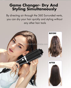 Peigne à air chaud à grande vitesse, sèche-cheveux à double usage humide et sec, peigne à cheveux droit électrique peigne sèche-cheveux domestique à séchage rapide - Product Image 3