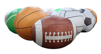Ballon de football géant gonflable en PVC, hermétique, pour la plage et les sports