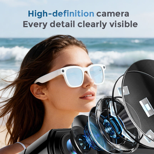 แว่นตาอัจฉริยะรุ่น Advanced Intelligent Vision M89 พร้อมกล้อง LED ระบบจดจำภาพ แปลภาษา ผู้ช่วยเสียง และฟังก์ชั่นแว่นกันแดดสำหรับเล่นกีฬา - Product Image 2