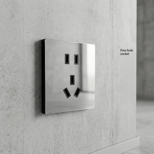 Interruttore a Parete Smart Life Tipo 86 con Indicatore LED, in Plastica, Grado di Protezione IP66, 1 Modulo <span class=keywords><strong>5</strong></span> Fori, Direttamente dalla Fabbrica - Product Image 5