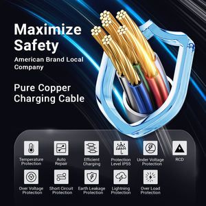 Tera <span class=keywords><strong>wallbox</strong></span> ev chargeur Z2 20FT ev chargeur câble niveau 2 autel ev chargeur Station avec support de câble 40A 240V - Product Image 6