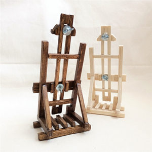 Chevalet d'artiste miniature fait main : Chevalet réglable en H pour étudiants en art, chevalet trépied portable pour le dessin et la peinture - Product Image 4