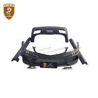 FRP + fibre de carbone matériel PD Style voiture carrosserie Kit pare-chocs de voiture pour Benz classe C 2012-2014 W204 Wagon Version