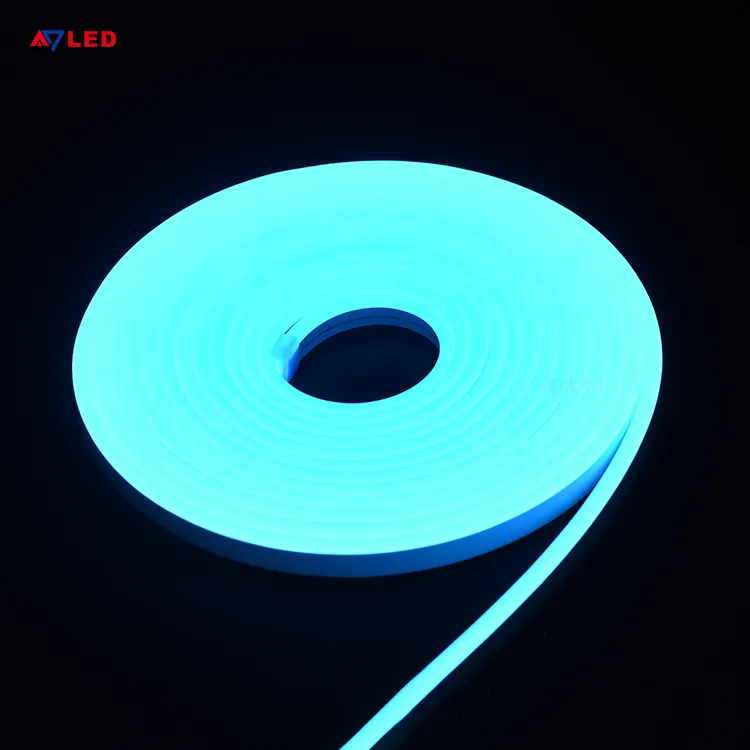 Tira de luz de led neon, luz de led vermelha neon com smd 2835 120leds/m ip65, à prova d' água, neon, para assinatura diy neon