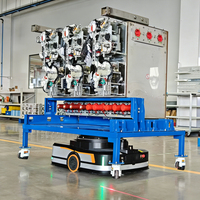 Système AGV intelligent et efficace, véhicule à guidage automatique, robot de manutention en entrepôt, chariot de navigation laser pour l'intralogistique