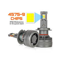 F4 300W 100000LM Led Lumière H4 9005 9006 Triple tubes en cuivre H8 H7 Led Ampoule 9005 9006 Car Auto H7 Led 12v H4 Led Phares de voiture