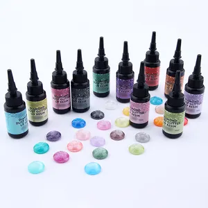 Hot selling colored UV resin 24 colors Epoxy resin Liquid Acrylic Resin for DIY crafts,jewelry making