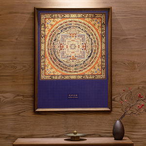 งานศิลปะทองเหลืองลายคาลาจักราแมนดาลา งานฝีมือระดับพรีเมียมแบบ<span class=keywords><strong>จีน</strong></span>-ทิเบต สำหรับการทำสมาธิขั้นสูง ใช้เป็นเครื่องมือสำหรับนักสำรวจทางจิตวิญญาณ และของตกแต่ง - Product Image 2