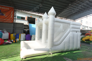 Lilytoys Château Gonflable Commercial Blanc <span class=keywords><strong>avec</strong></span> <span class=keywords><strong>Piscine</strong></span> et Toboggan pour Enfants - Product Image 3