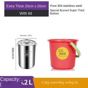 <span class=keywords><strong>Pentola</strong></span> <span class=keywords><strong>per</strong></span> Zuppa in Acciaio Inox 304 con Coperchio, Corpo Rinforzato, Design <span class=keywords><strong>a</strong></span> Doppio Manico, Adatta <span class=keywords><strong>per</strong></span> Fornelli <span class=keywords><strong>a</strong></span> Gas e <span class=keywords><strong>a</strong></span> <span class=keywords><strong>Induzione</strong></span> - Product Image 6