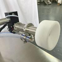 HoneMix machine de nettoyage de bouteilles de vernis à ongles de parfum semi-automatique machine de lavage à air de pot cosmétique manuelle