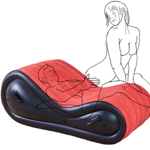 โซฟาเป่าลมพกพาทันสมัยและเก้าอี้พับได้ ซักล้างได้ สำหรับตั้งแคมป์ นอนพักผ่อน คู่รัก ใช้ในห้องนอนและห้องนั่งเล่น - Product Image 1