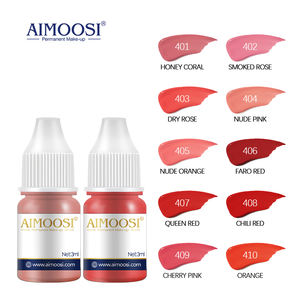 AIMOOSI 3ml tatuaje Microblading <span class=keywords><strong>pintura</strong></span> tinta pigmento para arte corporal semipermanente <span class=keywords><strong>cejas</strong></span> delineador <span class=keywords><strong>de</strong></span> ojos labios tinte suministros <span class=keywords><strong>de</strong></span> maquillaje - Product Image 2