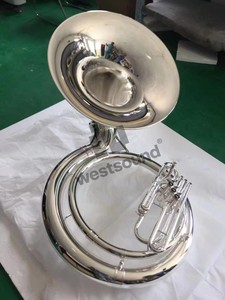 Vente en gros/OEM/<span class=keywords><strong>Prix</strong></span> d'usine Sousaphone en laiton All-Brass Band Drum Horn <span class=keywords><strong>Tuba</strong></span> Subwoofer pour <span class=keywords><strong>instrument</strong></span> de basse pour l'équipe Argent - Product Image 3