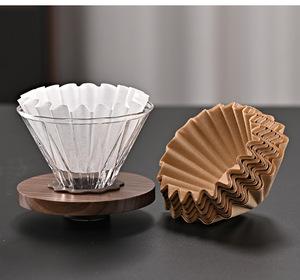 100 filtres à café en papier pour Ninja, filtres à café jetables pour les capsules et le café moulu Ninja, filtres à café blancs - Product Image 3