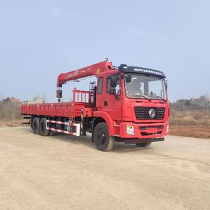 Camión Grúa Telescópica Dongfeng 6X4 12T de 4 Secciones para Elevación en Ingeniería y Transporte de Carga - Product Image 5