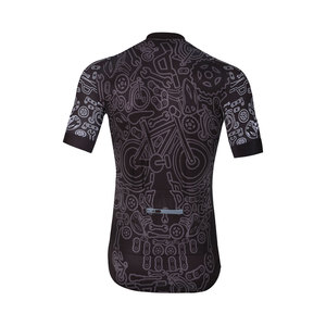 Ice Silk Lightweight Eco-Friendly Windproof Cycling Shorts Unisex UV Protection Full Zip Summer Hot Weather Short Sleeve Team - Product Image 2